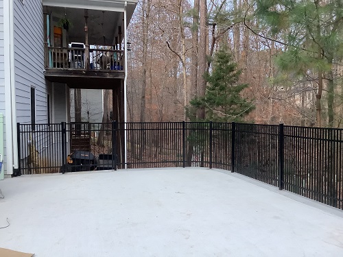 Poured Concrete Patio
